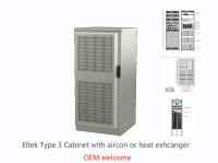 Type 3 Cabinets extérieurs d'Eltek de télécom 1.2m 1.5m 1.8m avec Aircon