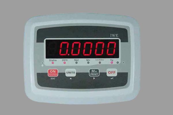 Indicador de peso plástico da exposição de diodo emissor de luz, indicador eletrônico da escala de plataforma