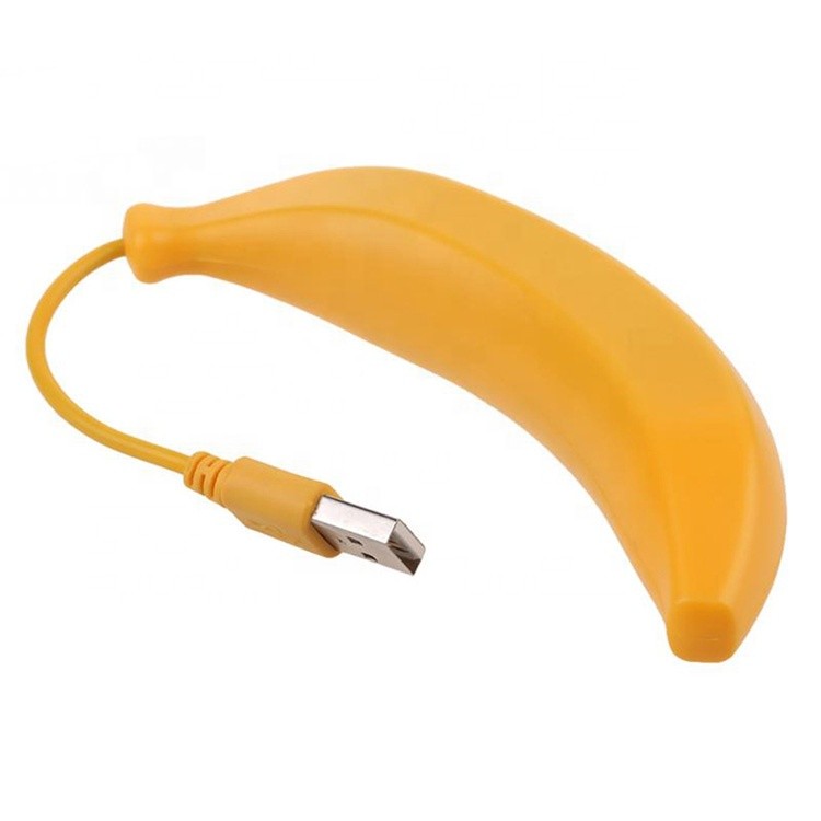 Banana Shape 4 Port Internal Usb 2.0 Hub Header Splitter