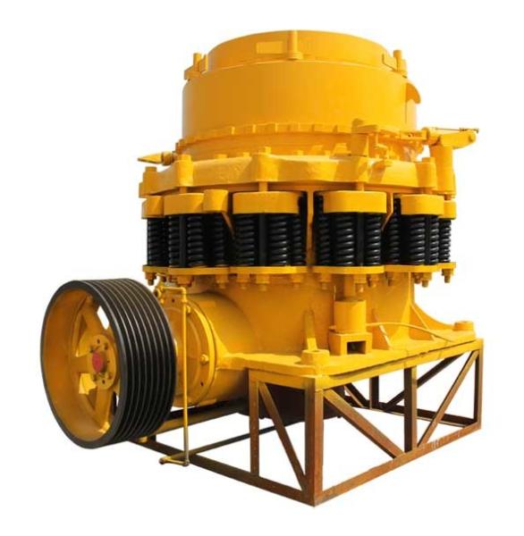 o equipamento composto do triturador do cone de 55kw 60kw soldou a construção de aço fixada