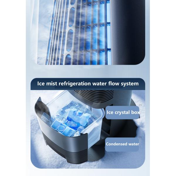 Floor Vertical Mobile Ice Mist Air Conditioning Fan with 220V Voltage and Private Mold