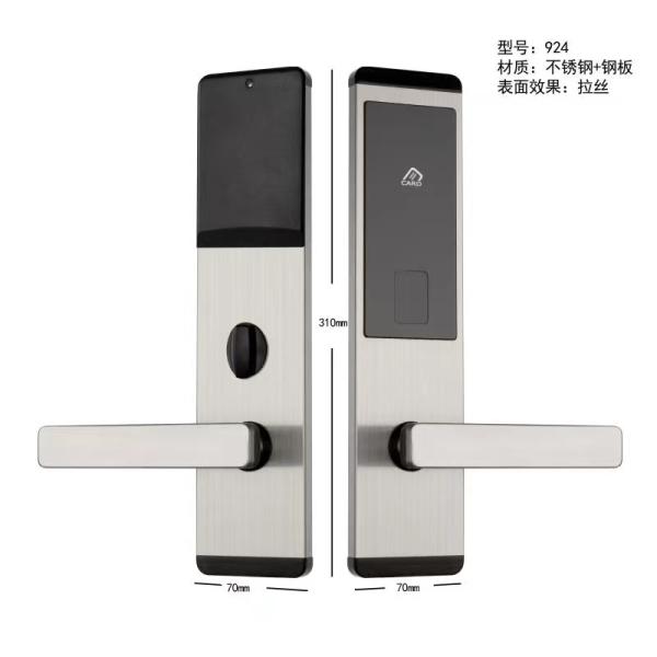 Hotel Bluetooth Keyless Door Lock Stainless Fingerprint Smart Door Lock