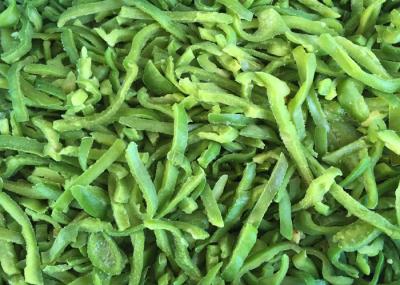 Fresh IQF Individually Quick Freezing Green Pepper Strips IQF Frozen Food For Catering