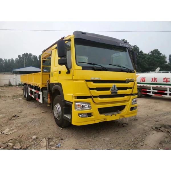 HOWO 371 grúa de camión usada grúa móvil confiable 6x4 exportada de China