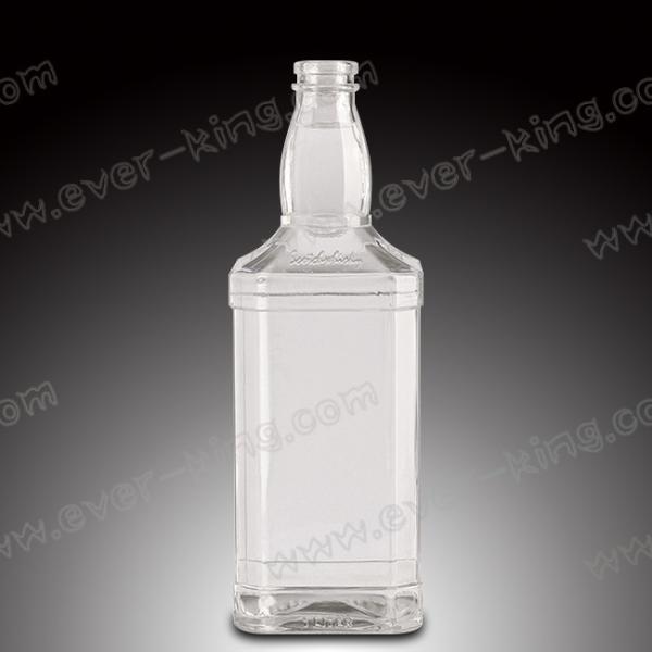 Прозрачная бутылка стекла текила 750 ликеров ML роскошная