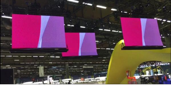 Flexible Indoor Front Service LED Display P6mm SMD 3528 For Space / Transportation Saving