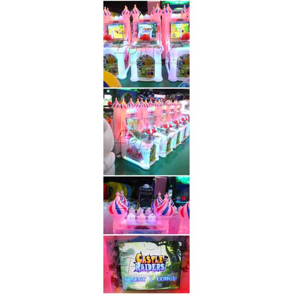 Kids Castle Riders Shooting Water Video Game Machine Single Player Mode And Multiplayer Mode