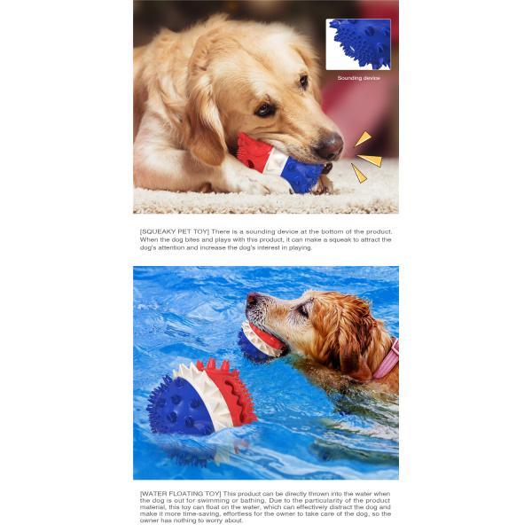 Personalized Flexible Dog Molar Bite Toy For Cleaning Pet Teeth