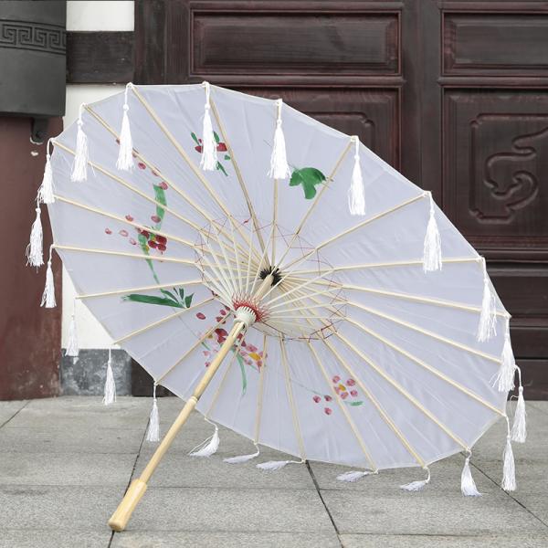 Sunscreen Silk Fabric Craft Oil Paper Sombrilla Umbrella Adults' Fall Season Essential