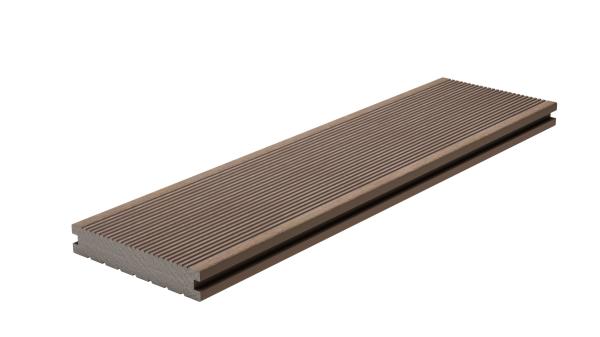 Outdoor 140x25 WPC Floor Decking Plastic Wood Plank Flooring Corrosion Resistance