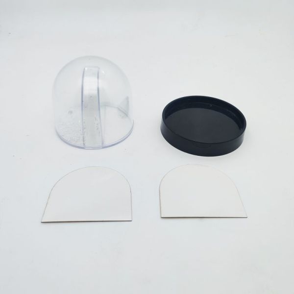 DIY Custom Printing Plastic Sublimation Snow Globe With Aluminum Sheet Or Cardboard Blank Liquid Photo Frame