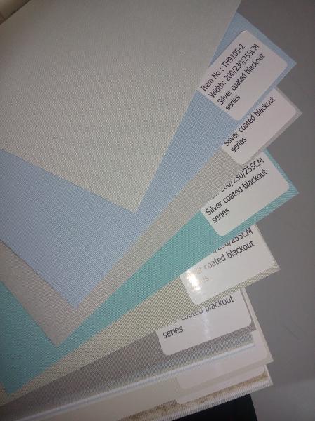 Durable slat fabric roller blinds jacquard roller blinds new silver coated window  blinds very low price roller  fabric