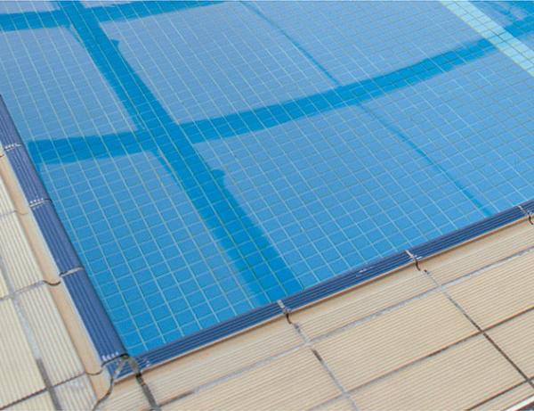 115x240mm Swimming Pool Ceramic Mosaic Tiles Blue White 6mm