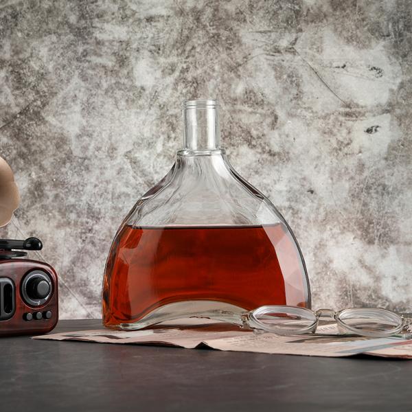 Новейшая промышленная бутылка водки Super Flint Glass Skull 500 мл с герметичной алюминиевой крышкой