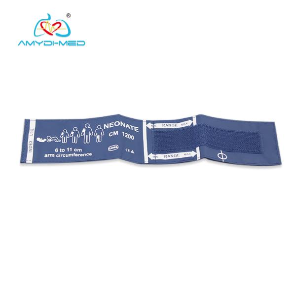 Reusable Neonatal Nibp Cuff Surgical Supplies Neonate Blood Pressure Cuff Single Hose 11Cm
