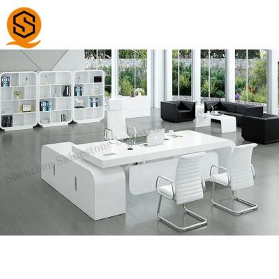 High Strength Solid Surface Office Furniture Executive Office Desk SGS Certificated