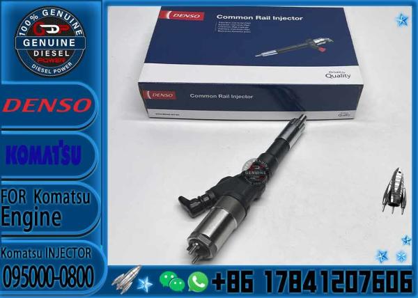Injecteur de carburant diesel commun 095000-1211 6156-11-3300 095000-1210 095000-0800 095000-0801 pour Komat-su PC400-7 PC450