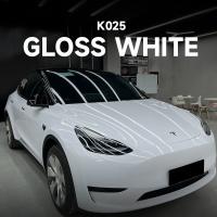 K025 Gloss White TPU Color Paint Protection Film Car Full Body Wrap