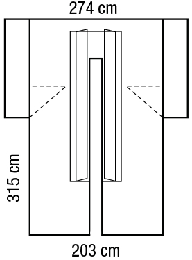 SBPP+PE SMS SMMS SMMMS SMF сердечнососудистые задрапировывают с мешками 20gsm - 60gsm