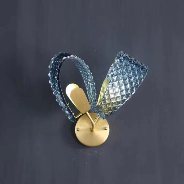 Luxury Hanging Fixture Firework Pendant Lights Led Lighting Modern Flower Glass Wall lamp