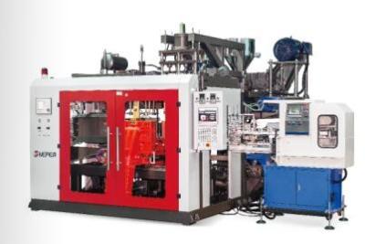 Máquina moldando totalmente automático MP80FS do sopro com a máquina de IML na rotulagem do molde