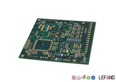 PCB Multilayer Circuit Board Green Solder Mask With Immersion Gold Operating Line