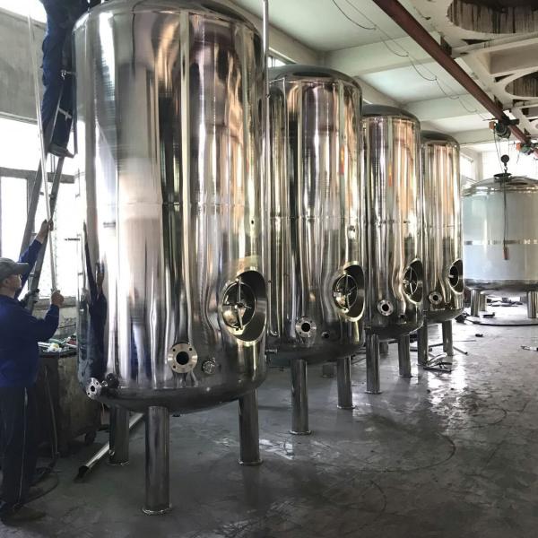 Fruit Juice Stainless Steel Fermentation Tanks 5000L 10000L Corrosion Resistant