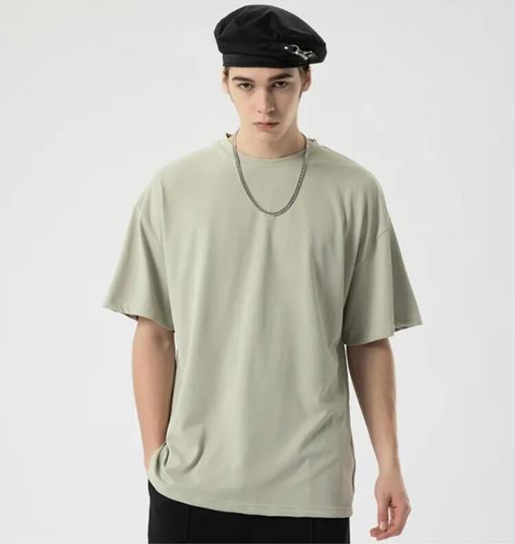                  Oversize Cotton Blank Heavyweight Youth Uniform Oversize Streetwear Custom T-Shirt             