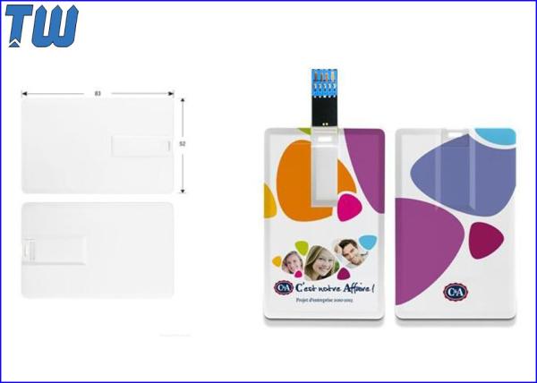 Classic Credit Card USB Thumb Drive USB 3.0 Interface High Data Transfer Speed
