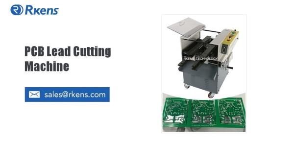 Fast Speed PCB Soldered Components Lead Cutting Trimming Machine With Rotary Knife