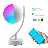 Gloamrket Smart LED Ampoule Tuya Wifi 12W RGBW Dimmable Lampe de Table