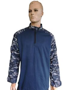Operator OD Blue Frog Shirt Partial Zip Combat Uniform Breathable Polyester