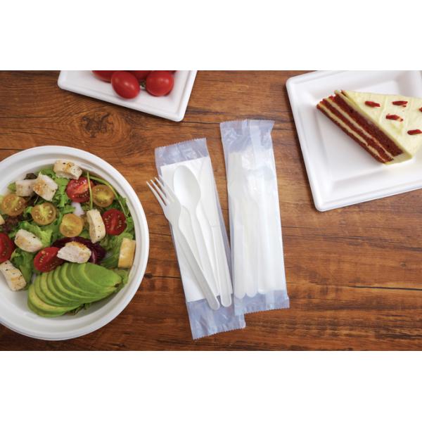 CPLA ECO Amigable 7 pulgadas Cuchillos Set de cubiertos Cuchillos biodegradables desechables
