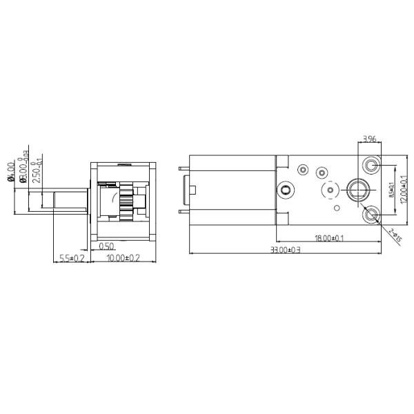 Мотор редуктора мотора 3v 6v 12v шестерни Dc коробки передач N20 редуктора червя прямоугольный