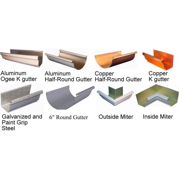 45# Forge Steel K Style Gutter Roll Forming Machine by Chain 18 Roller Stations