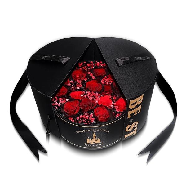 Long lasting preserved flowers in surprise magic flower box for lover  rose big preserved rose in poke ball