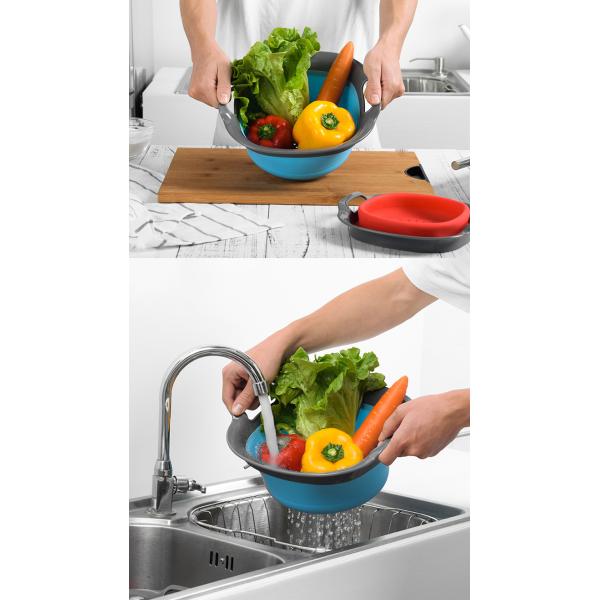 Tasteless Silicone Kitchenware Silicone Washing Basket
