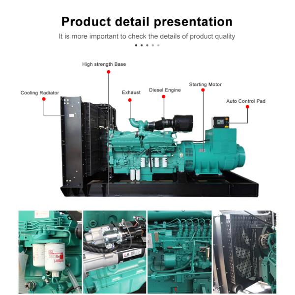 Cummins Power 22KW 27.5KVA Промышленный дизельный генератор для телекоммуникационных башен