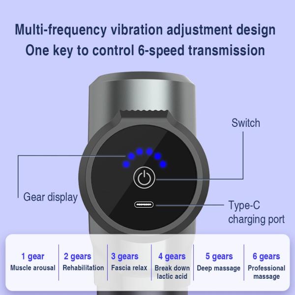 Body Massage Vibration Machine 2024 Percussion Muscle Gun for Deep Tissue Muscle Massage