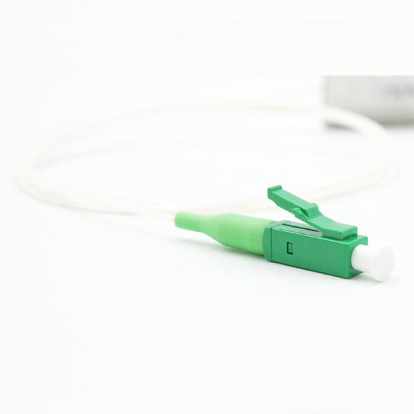 divisor de aço 1x32 da fibra ótica do tubo de 0.9mm com o conector do LC APC