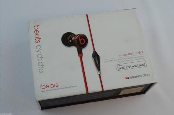 Beats by Dr. Dre iBeats In-Ear Headphones ibeats eearphone  w/ ControlTalk - Chrome