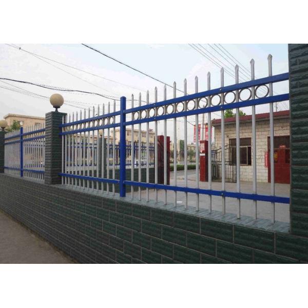 Metal Zinc Steel Fence For Privacy Countyard Protection , School Fence Panels
