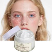 Cuidado de la piel vegano puro productos para el rostro de colágeno antiarrugas crema de arroz derivado de ferúlico