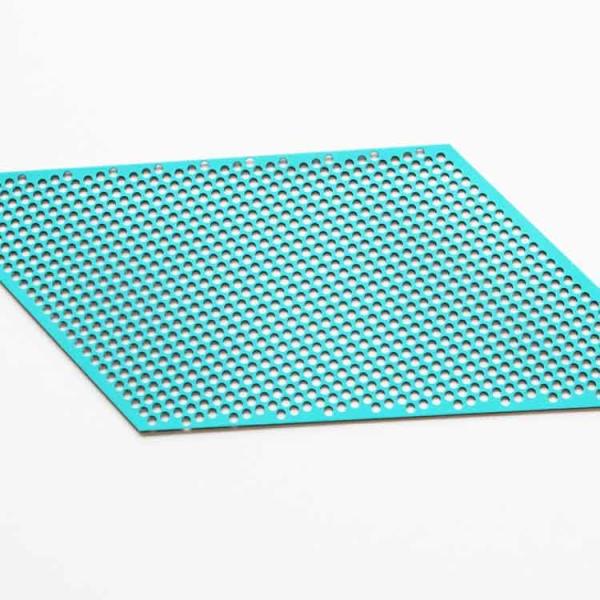 Fluorocarbon Carbon Steel Architectural Perforated Metal Panels For Security Doors