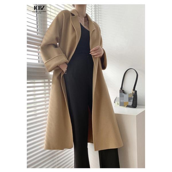 Плюс размер осенний зимний шерсть шерстяный длинный кардиган куртка женская куртка женский пальто