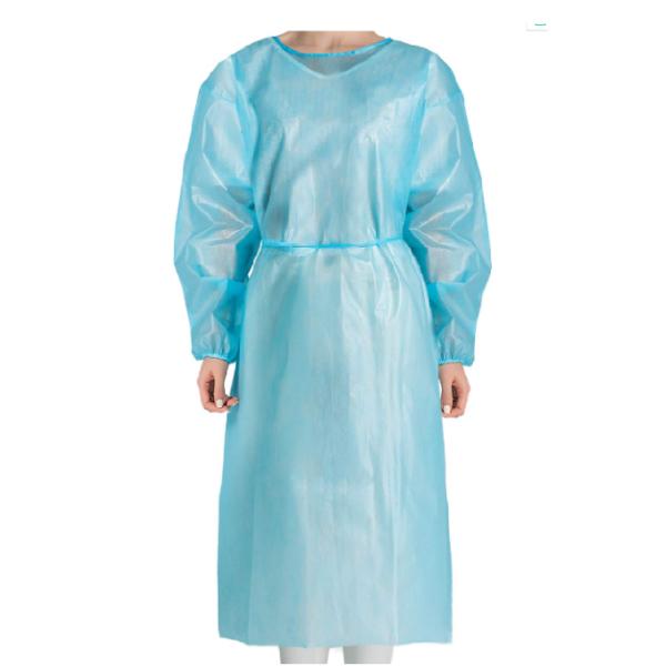 Green Surgical Gown Non Woven , Disposable Gown For Hospital OEM