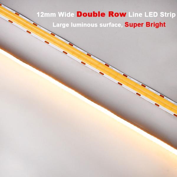 384 чипов/м COB Высокий лумен DC12V24V Теплый 3000K светодиодный светодиодный свет для телевизора