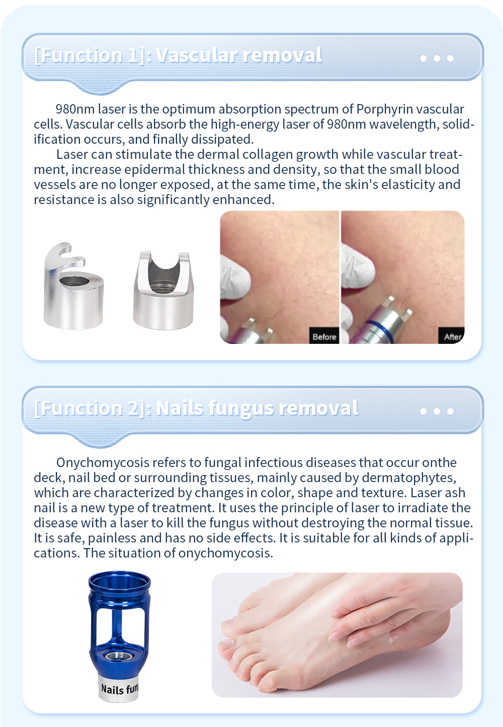 6 In1 980nm Fiber Laser 1470nm Dual Waves Laser Lipolysis Vascular Treatment Skin Rejuvenation Device Oem Odm Factory Supply