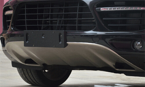 Protection de pare-chocs avant et arrière en acier inoxydable pour Porsche Cayenne 2011 - 2014