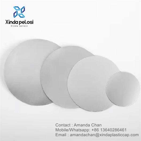 Aluminum Foil Easy Peel Induction Seal Liners For PE PP Glass Bottle